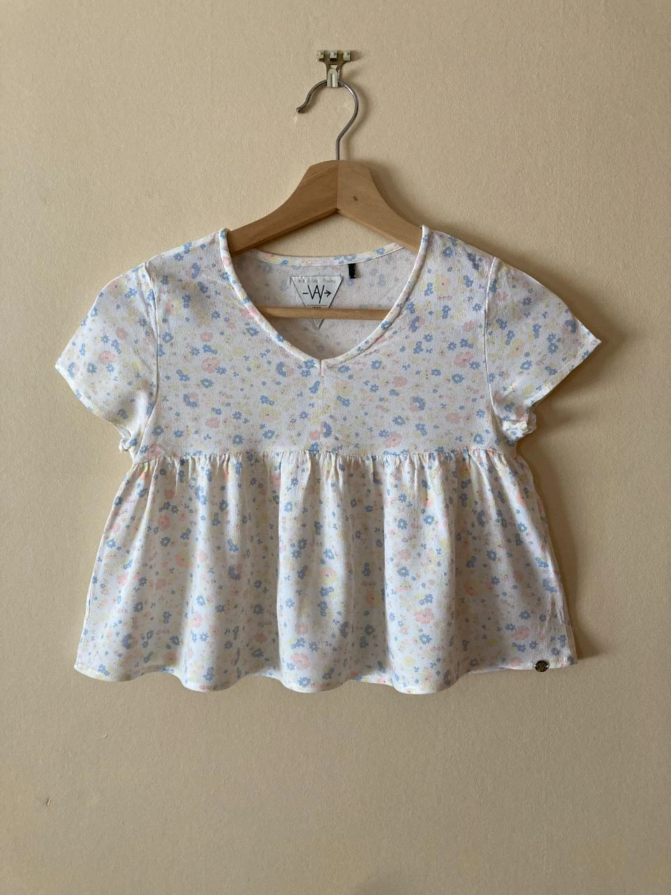 Blouse été fleurs pastel IKKS 10 ans XXS